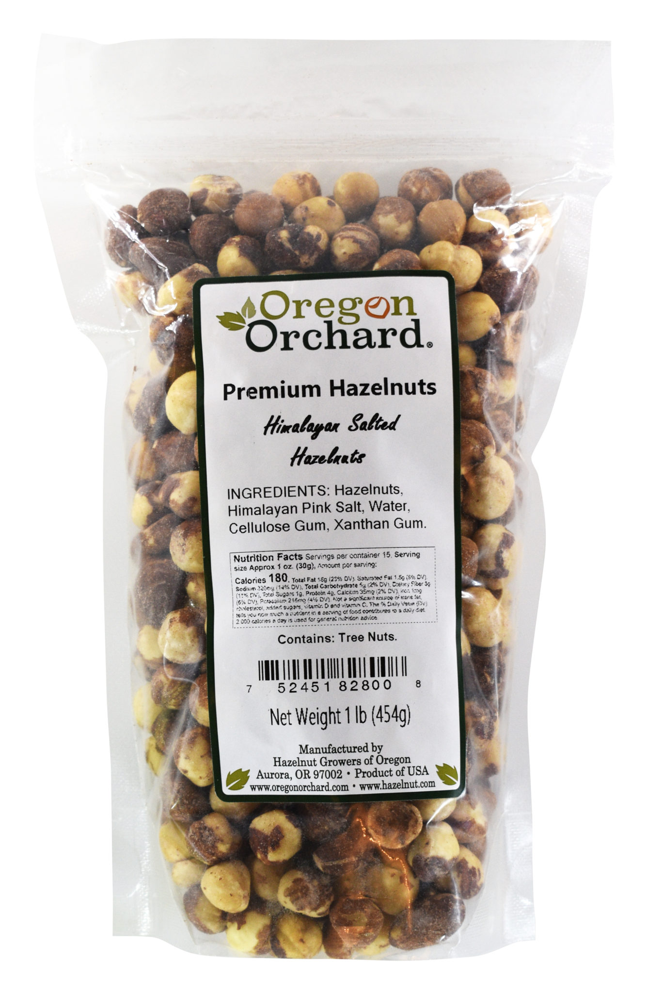 Oregon Orchard Himalayan Salted Hazelnuts, 16 oz Oregon Orchard