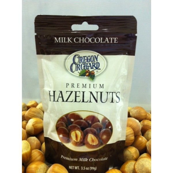 milkchocolatehazelnuts35oz Oregon Orchard, Hazelnut Growers of Oregon