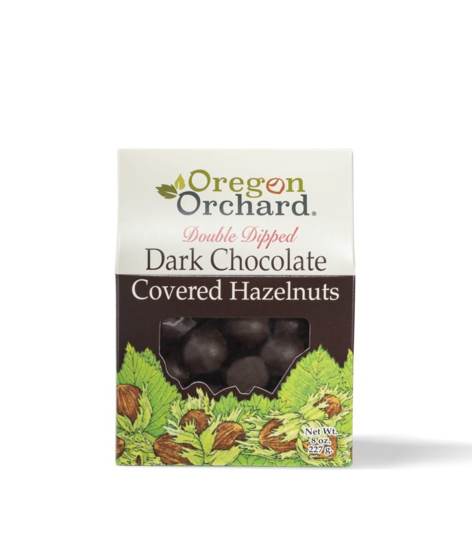 Oregon Orchard Double Dipped Dark Chocolate Covered Hazelnuts, 8 oz