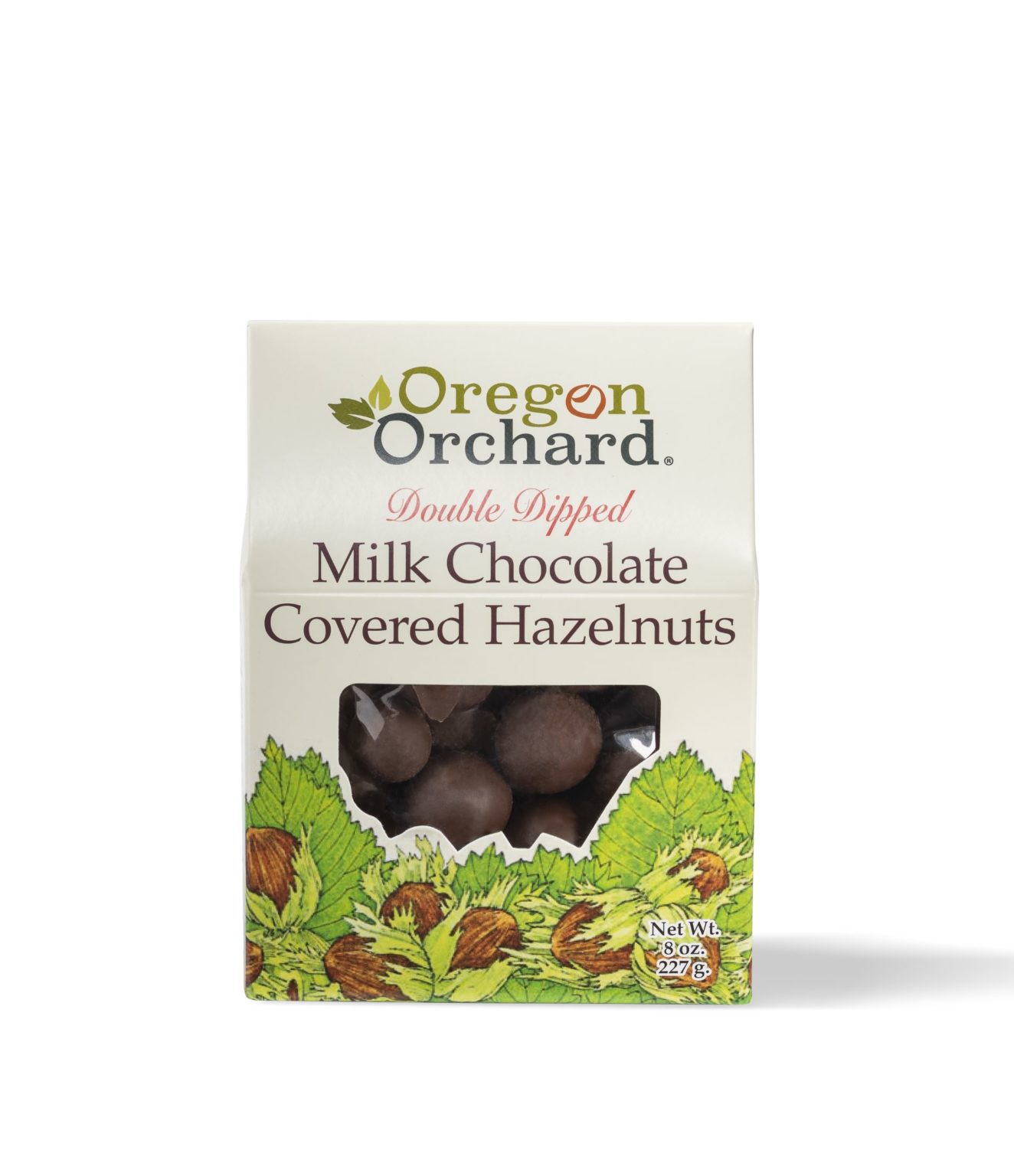 Oregon Orchard Double Dipped Milk Chocolate Covered Hazelnuts, 8 oz
