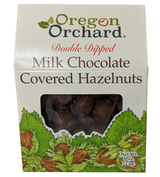 Oregon Orchard Double Dipped Milk Chocolate Covered Hazelnuts, 8 oz