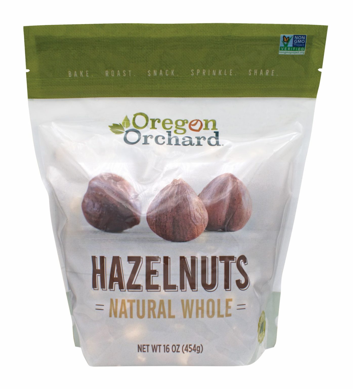 Oregon Orchard Natural Whole Hazelnuts, 16 oz. Oregon Orchard