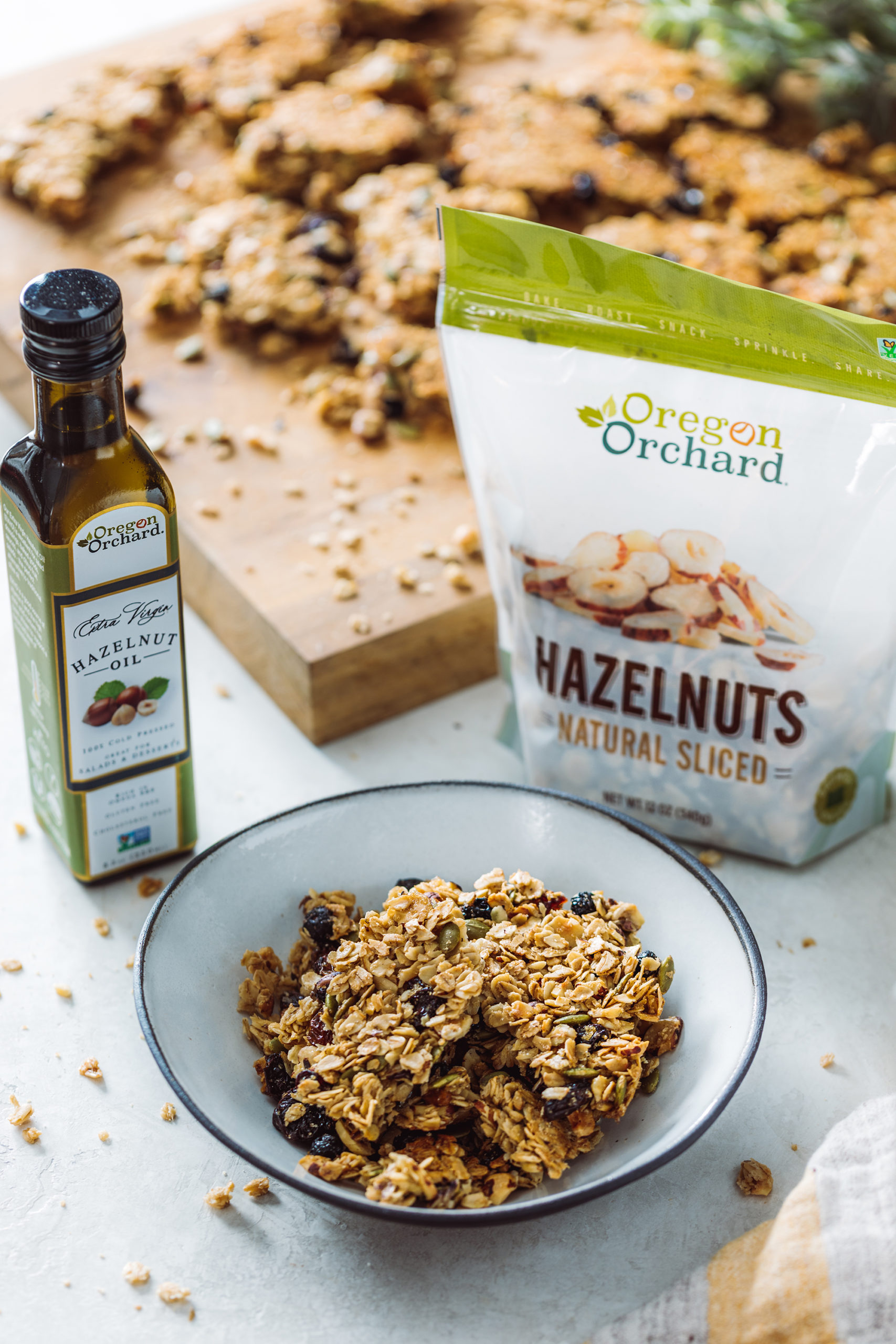 Hazelnut Spice Granola Oregon Orchard, Hazelnut Growers of Oregon