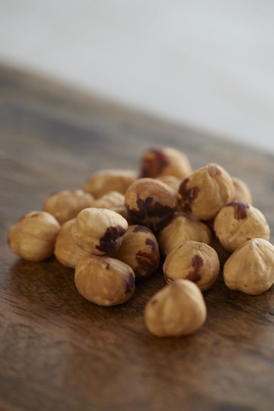 Small Roasted Hazelnut Kernels, 25 LB Box Oregon Orchard, Hazelnut