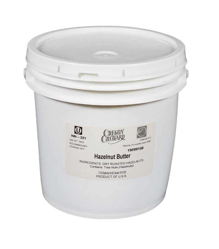 Hazelnut Butter 5 KG Pail Oregon Orchard, Hazelnut Growers of Oregon