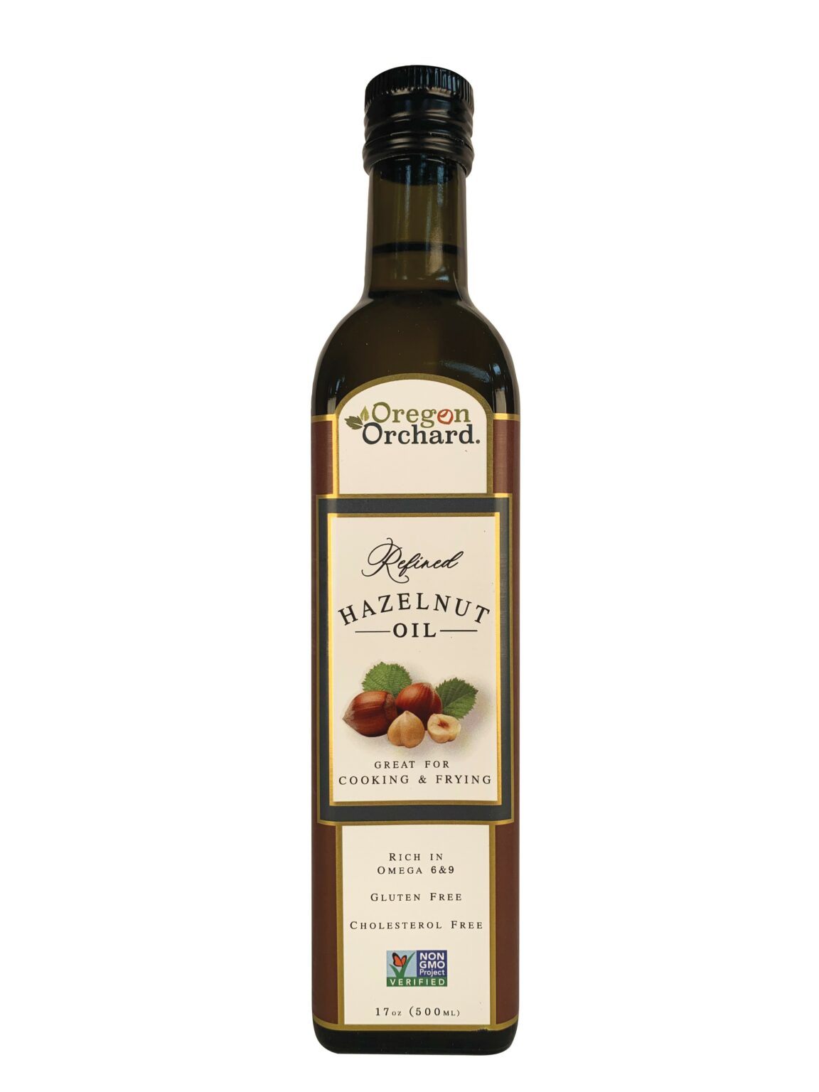 Refined Hazelnut Oil 17 ounce (500 ML) Oregon Orchard, Hazelnut